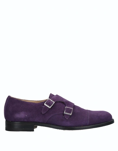 Shop Aranth Loafers In Purple