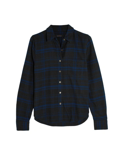 Shop Kate Moss Equipment Shirts In Dark Blue