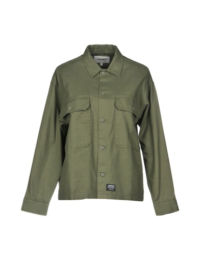 Shop Carhartt Shirts In Military Green