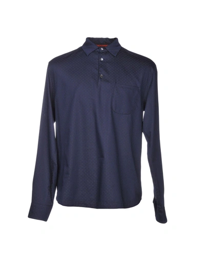 Shop Barena Venezia Patterned Shirt In Dark Blue