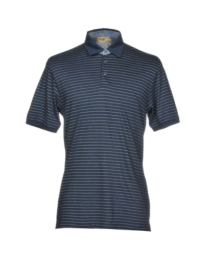 Shop Hackett Polo Shirt In Dark Blue