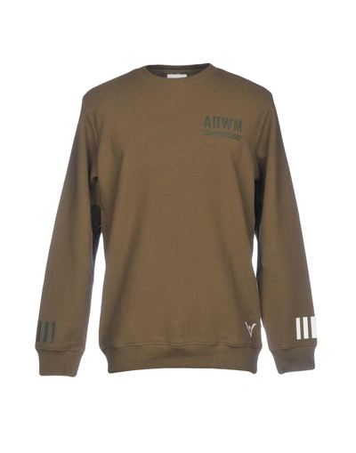 Shop Adidas Originals Sweatshirt In Military Green