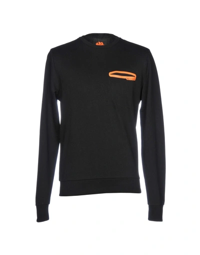 Shop Sundek Man Sweatshirt Black Size L Cotton, Polyester