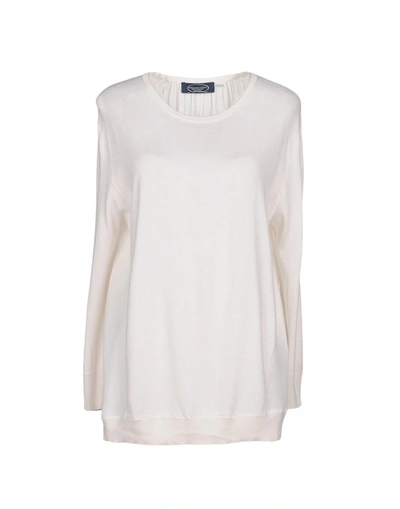 Shop Magaschoni Sweaters In Ivory
