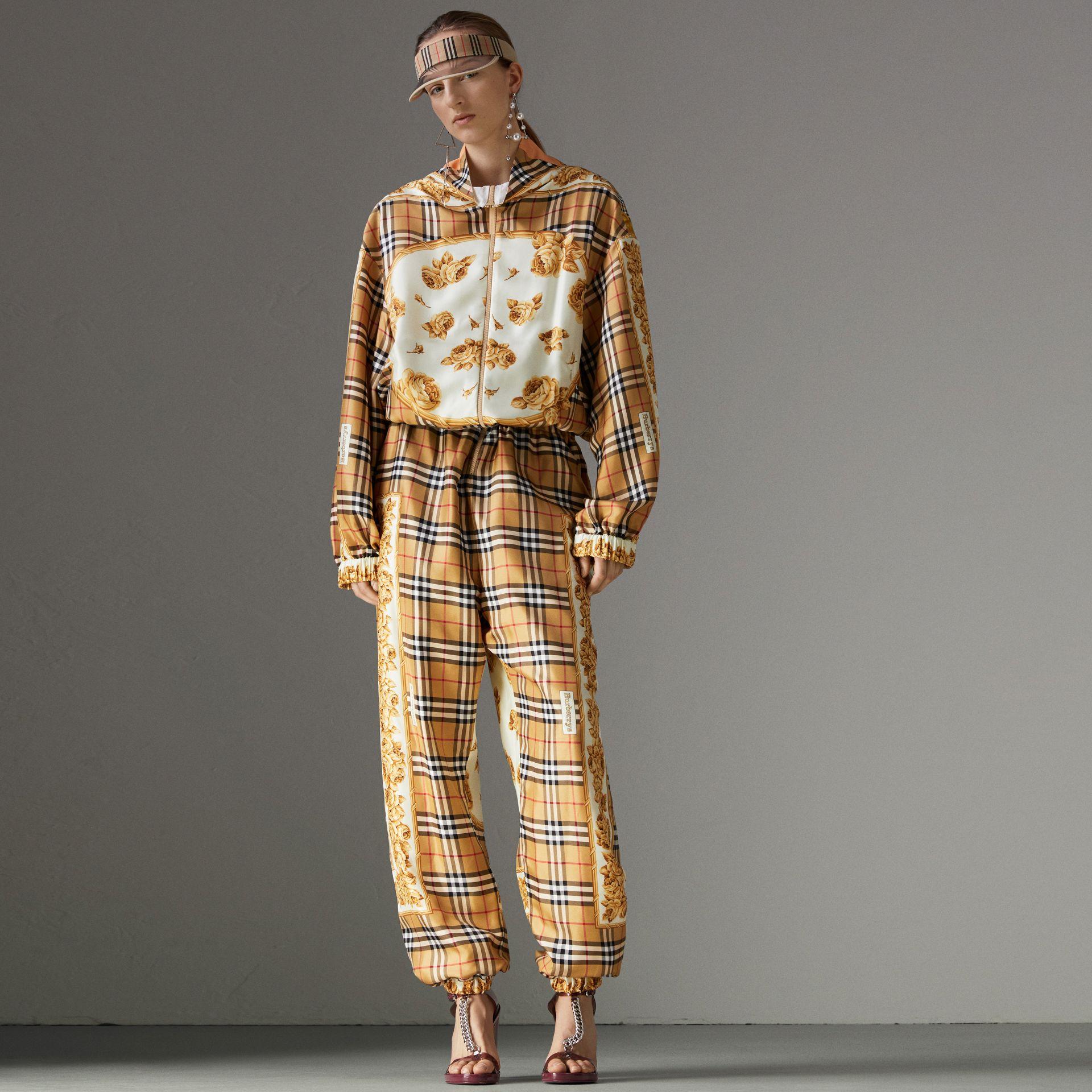 scarf print jumpsuit