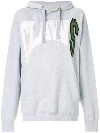 Shop House Of Holland Claw$ Hoodie - Grey