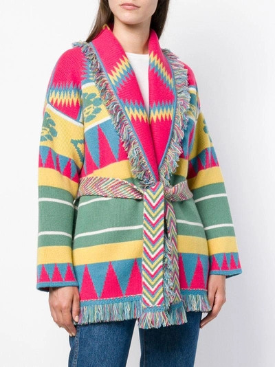 Shop Alanui Patterned Cardigan-coat