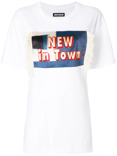 Shop House Of Holland New In Town T-shirt - White