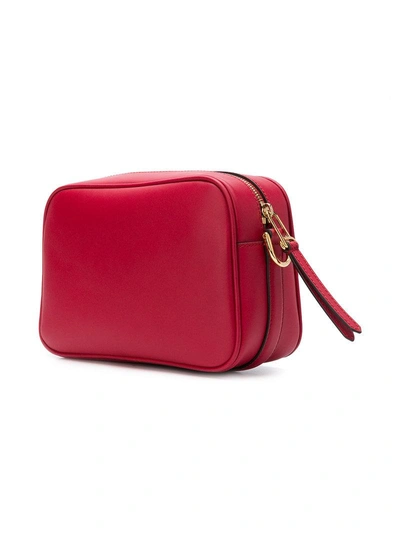 Shop Fendi Zipped Crossbody Bag - Red