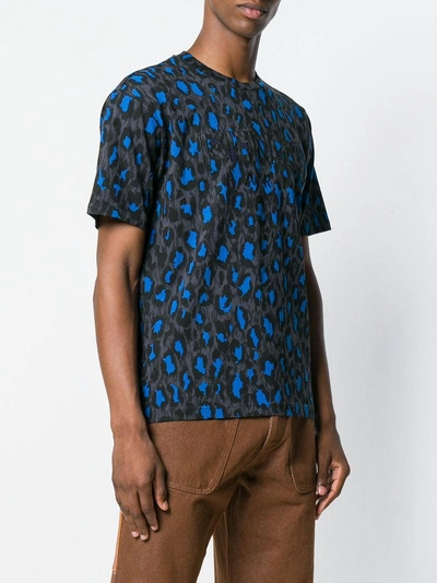 Shop Kenzo Leopard Print T-shirt - Grey