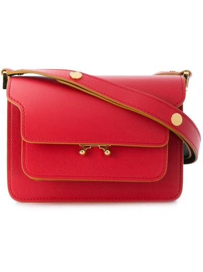 Shop Marni Small Trunk Bag - Red