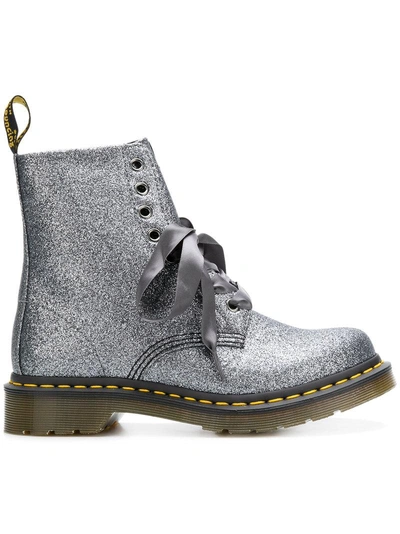 Dr. Martens 1460 Farrah Glitter Bootie In Metallic | ModeSens