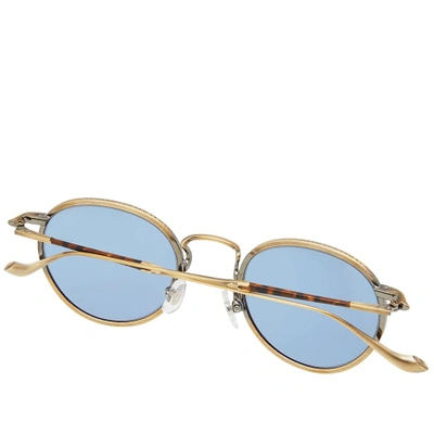 Shop Matsuda M3058 Sunglasses In Yellow