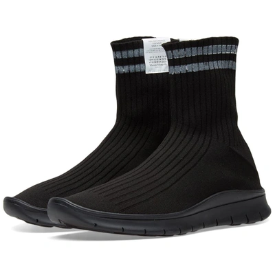 Shop Maison Margiela 22 High Sock Sneaker In Black