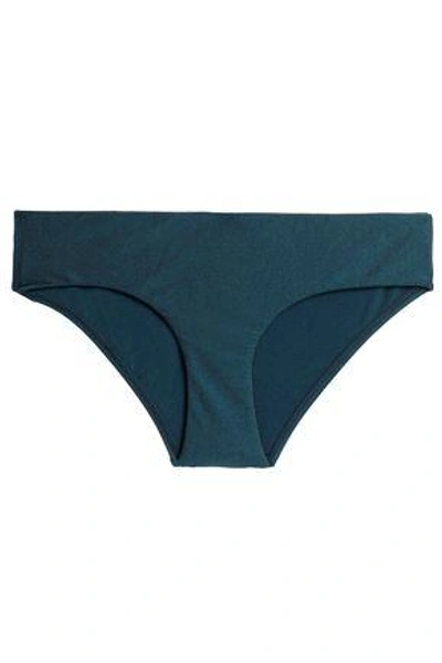 Shop Zimmermann Low-rise Bikini Briefs In Petrol