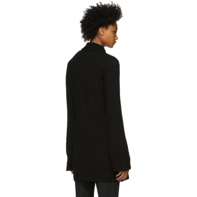 Shop Ann Demeulemeester Black Soft Cardigan In 099 Black