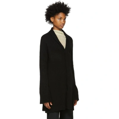 Shop Ann Demeulemeester Black Soft Cardigan In 099 Black