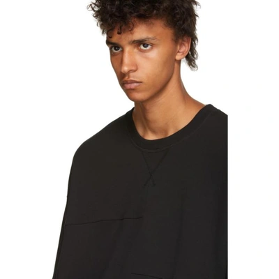 Shop Alexander Mcqueen Black Zippered Sweatshirt In 1000 Black