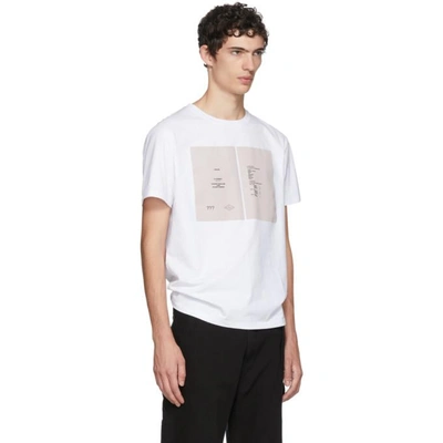 Shop Raf Simons White Drugs Cover Slim Fit T-shirt