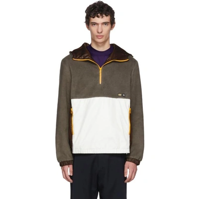 Shop Lanvin Grey Zip-up Jacket