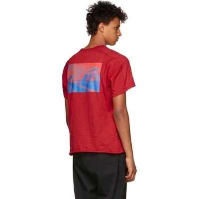 Shop Abasi Rosborough Red Limited Edition Crimson Arc T-shirt