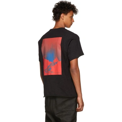 Shop Abasi Rosborough Black Limited Edition Crimson Arc T-shirt