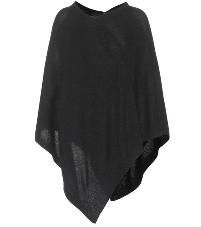 Shop 81 Hours Conor Cashmere Poncho In Black