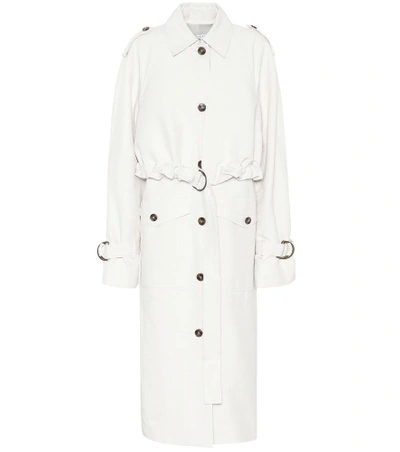Shop Rejina Pyo Wren Trench Coat In White