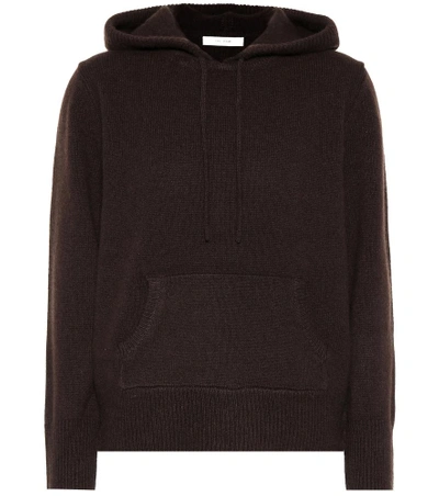 Shop The Row Nassam Cashmere Hoodie In Brown