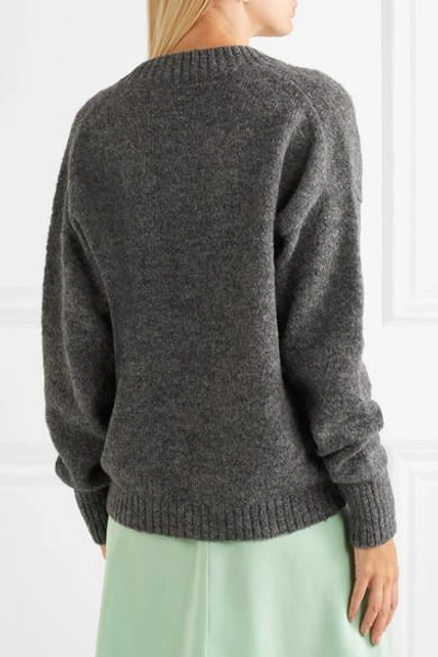 Shop Tibi Alpaca-blend Sweater In Gray