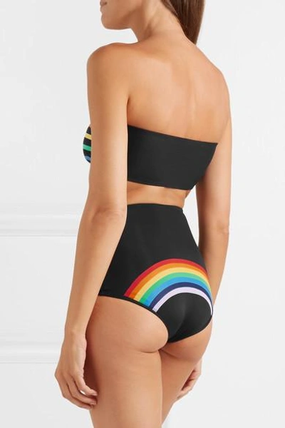 Shop Tm Rio Milagres Striped Bikini Briefs In Black