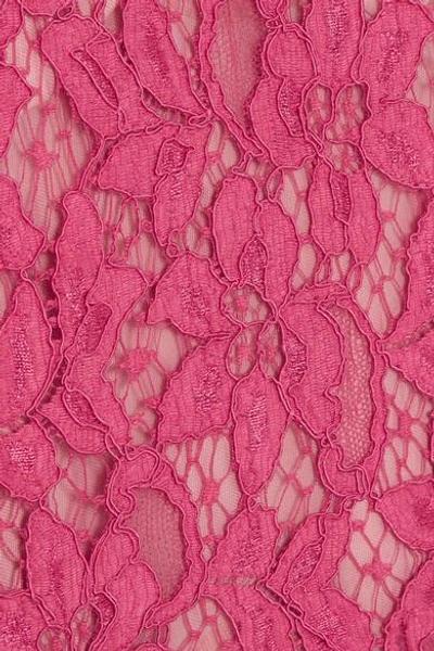 Shop Dolce & Gabbana Corded Lace Top In Pink