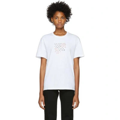 Shop Raf Simons White Fall 18 Slim Fit T-shirt In 00010 White