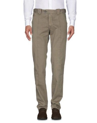 Shop Barba Napoli Pants In Military Green