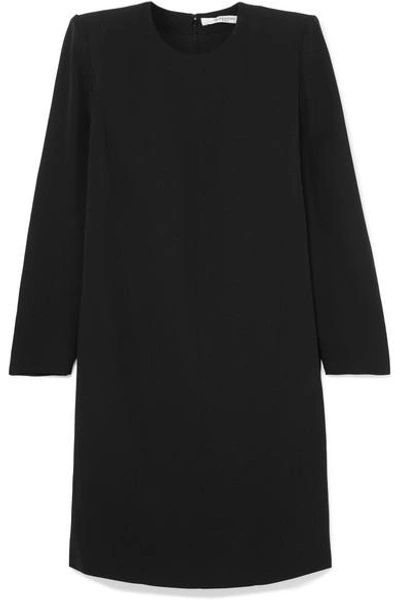 Shop Givenchy Crepe Mini Dress In Black