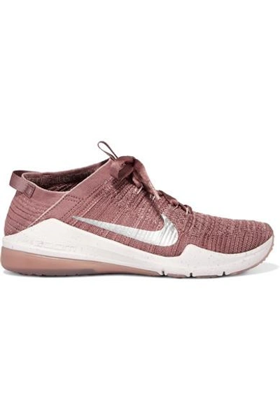 Shop Nike Air Zoom Fearless Flyknit Sneakers In Antique Rose