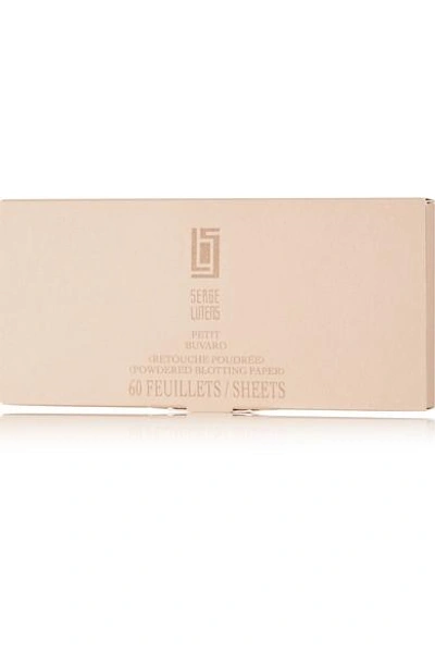 Shop Serge Lutens Powdered Blotting Paper, 60 Sheets - One Size In Colorless