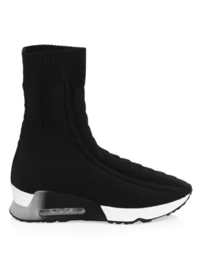 Shop Ash High-top Sock Trainers In Black