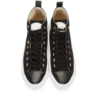 Shop Mcq By Alexander Mcqueen Mcq Alexander Mcqueen Black Plimsoll Platform Sneakers In 1000-black