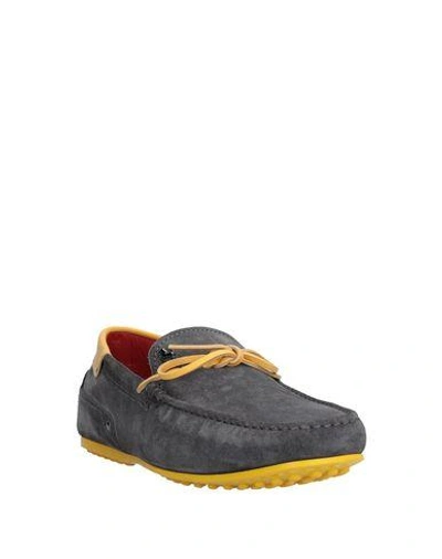 Shop Tod's Loafers In Lead
