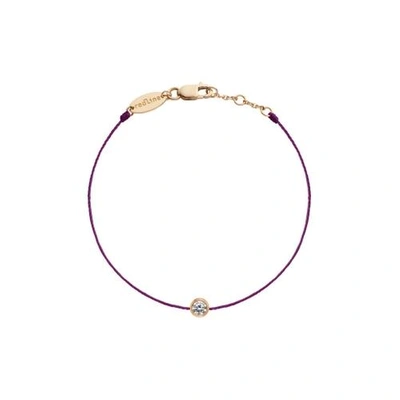 Shop Redline 18ct Rose Gold Queen Pearl Fuschia Bracelet