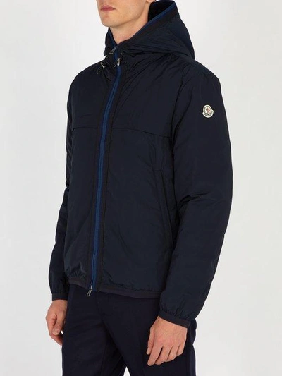 Moncler Nash Hooded Down Jacket In Navy | ModeSens