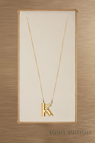 Louis Vuitton Lv & Me Necklace, Letter K