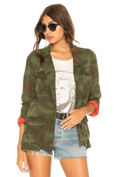 Shop Pam & Gela Camo Jacket In Army