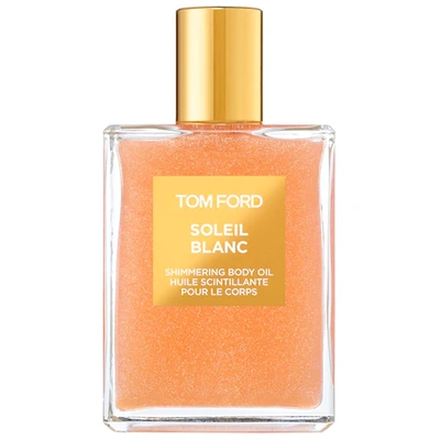 Shop Tom Ford Soleil Blanc Shimmering Body Oil 3.4 oz/ 101 ml Rose Gold Oil