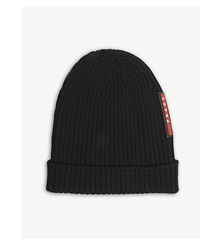 prada linea rossa beanie
