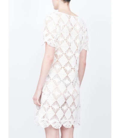 Shop Lhd White B.b. Crochet Dress