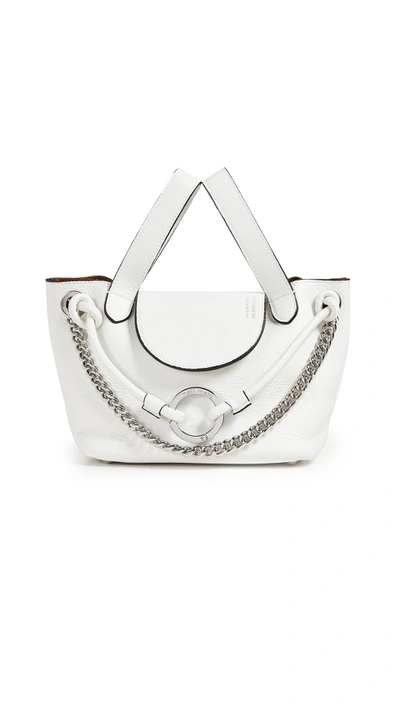 Shop Meli Melo Linked Thela Mini Tote Bag In White