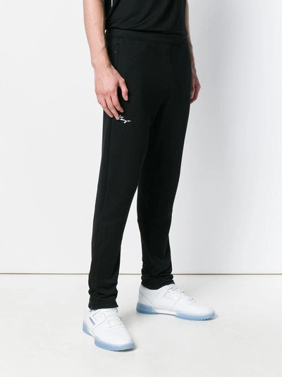 Shop Kenzo Logo Track Trousers - Black
