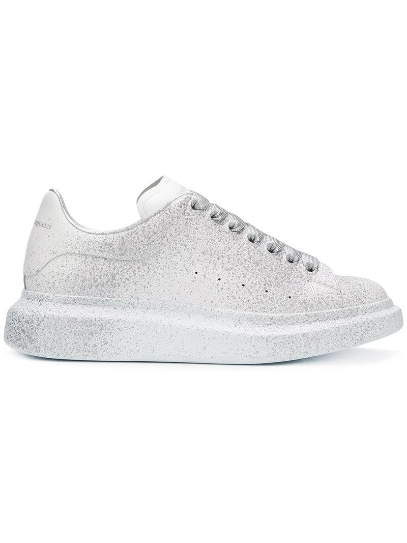 alexander mcqueen sneakers paint splatter